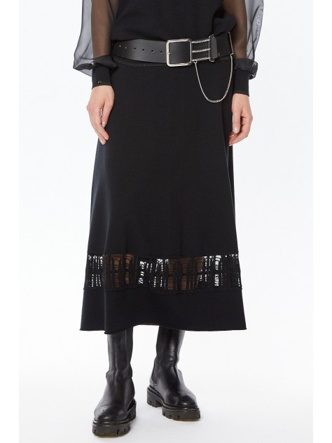 Knitted skirt Elvi OBLIQUE CREATIONS
