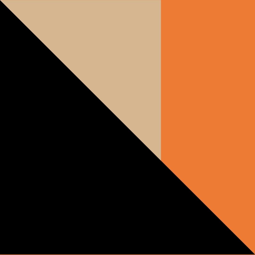 Black–Beige–Orange